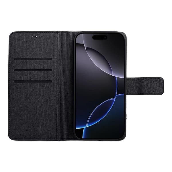 Galaxy A36 5G Plånboksfodral Gomma - Svart Svart