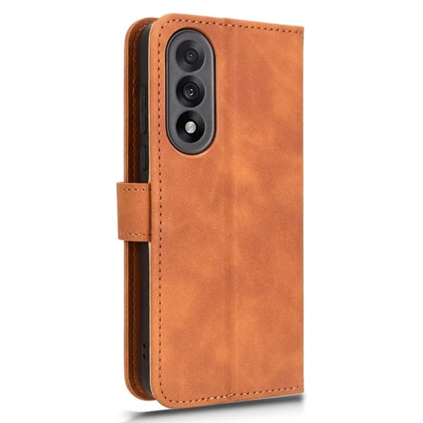 OnePlus Nord 5 Plånboksfodral Skin Feel Läder - Brun Brun