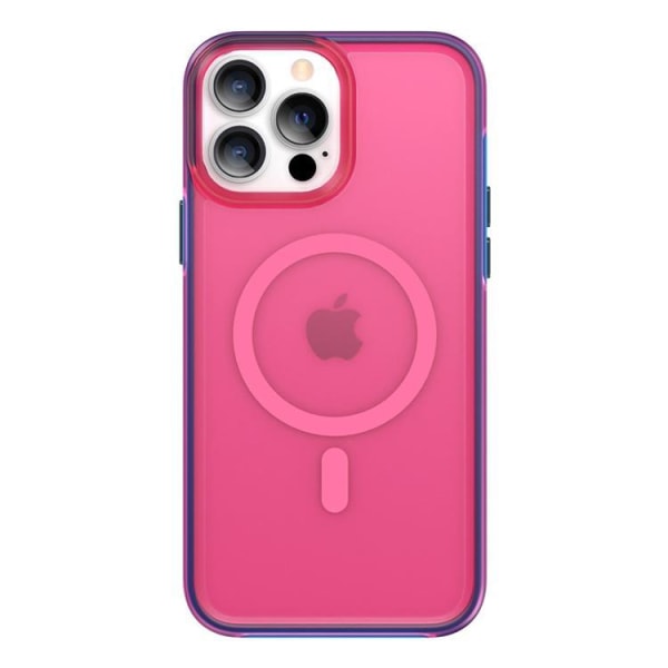 Kingxbar iPhone 13 Pro Max -kotelo Magsafe PQY Fluoresenssi - punainen