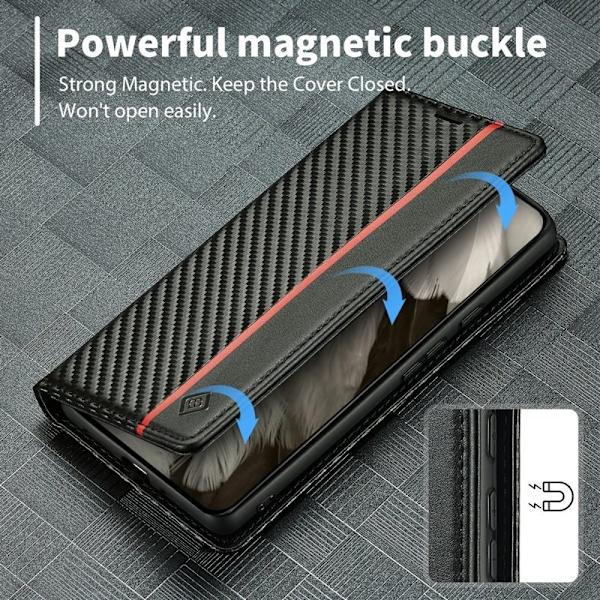 LC.IMEEKE Google Pixel 8 Plånboksfodral Konstläder - Vertikal rand