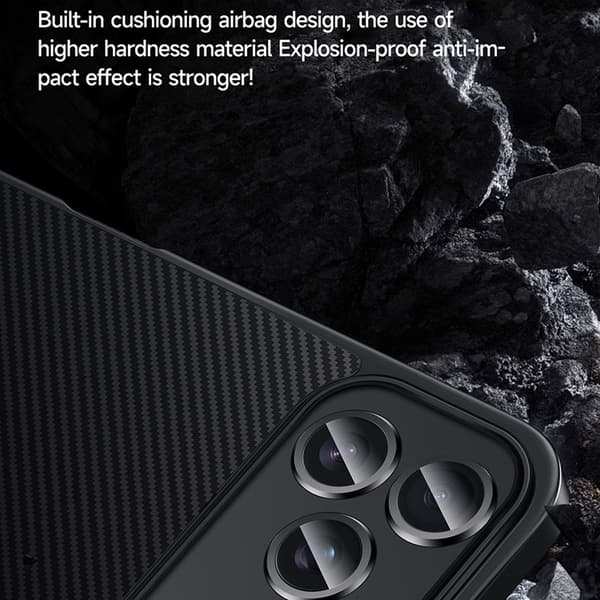 SULADA Mobilskal till iPhone 17 Pro Max MagSafe Metal Lens Frame - Blå Blå