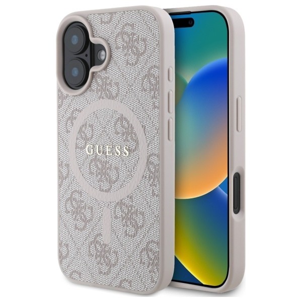 Guess Mobilskal till iPhone 16 MagSafe 4G Ring Classic