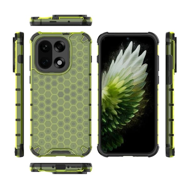 Mobilskal till OnePlus 15 5G Honeycomb Shape - Grön Grön