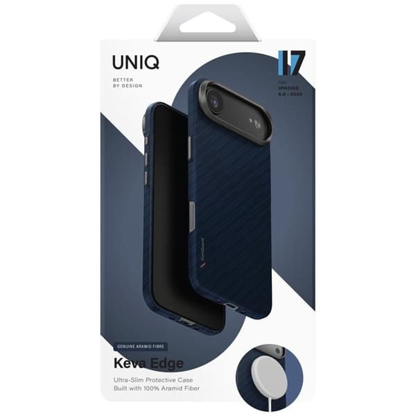 UNIQ Mobilskal till iPhone Air MagSafe Keva EDGE Blå