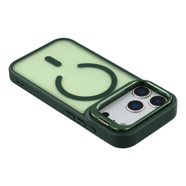 Mobilskal till iPhone 17 Pro MagSafe Lins Kickstand - Grön Grön