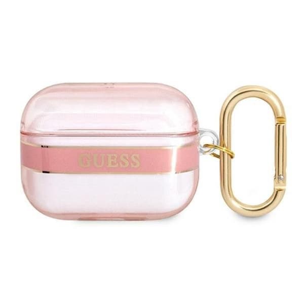 Guess AirPods Pro Skal Strap Collection - Pinkki Rosa