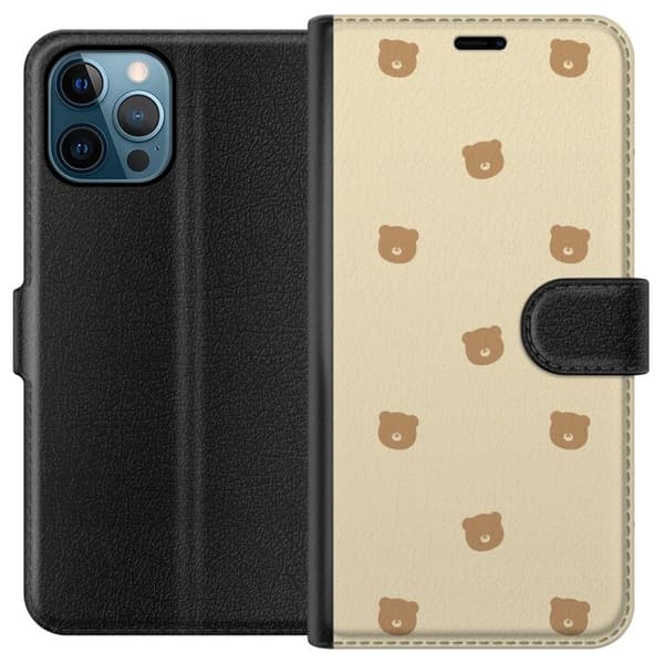 Plånboksfodral till Apple iPhone 12 Pro Max med Björnmönster
