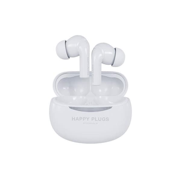 HAPPY PLUGS Hörlurar JOY Pro In-Ear ANC True-Wireless Vit Vit