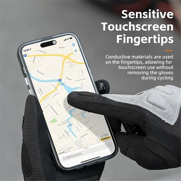 ROCKBROS Touchvantar Handskar Helfinger MT016 - Svart Svart