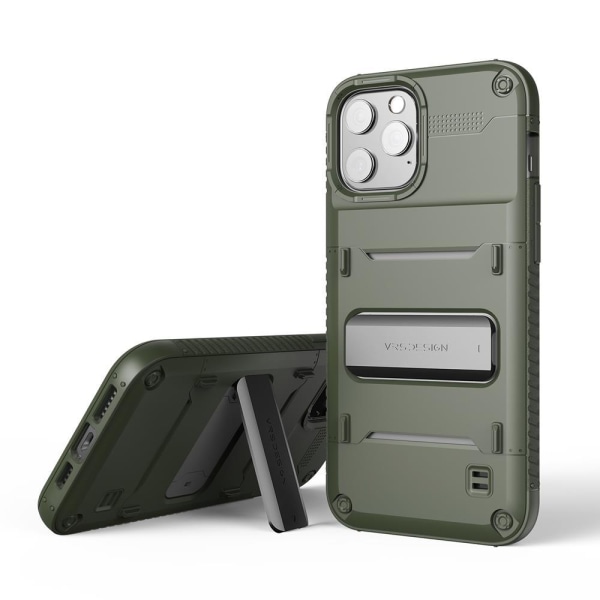 VRS DESIGN Damda QuickStand iPhone 12 Pro Max Cover - Grøn Green
