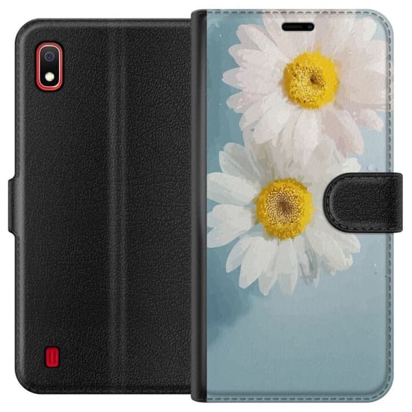 Plånboksfodral till Samsung Galaxy A10 med Sommarblommor