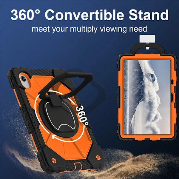 Lenovo M11/Idea Tab Mobilskal Silikon Kickstand Orange