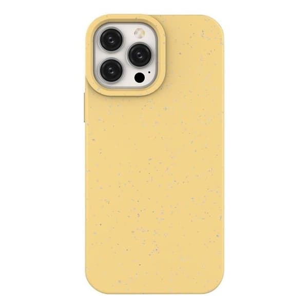 iPhone 14 Plus -kuori Eco Silikon Degradable - Keltainen Gul