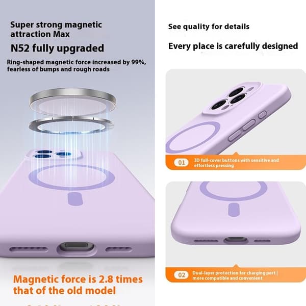 Mobilskal till iPhone 16 Pro Max MagSafe Precise Cutouts - Svart Svart