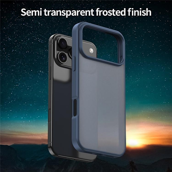 Mobilskal till iPhone 17 Pro Skin Touch Matte - Blå Blå