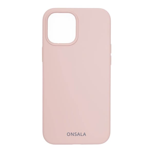 Onsala Telefontaske Silikone Sand Pink iPhone 12 Pro Max Rosa