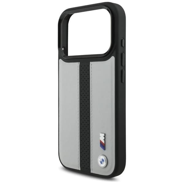 BMW Mobilskal till iPhone 17 Pro MagSafe M Perforated Stripe Logo - Blå Blå