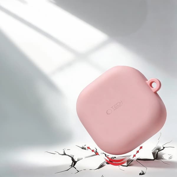 Tech-Protect Skal För Galaxy Buds 4/4 Pro Silikon Hook - Lavender Lila