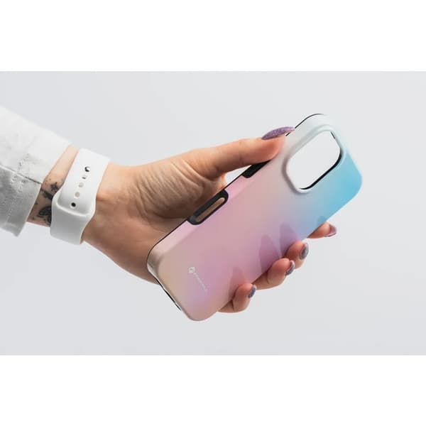 Forcell Mobilskal till iPhone 15 Pro Max MagSafe Mirage - Rosa/Blå