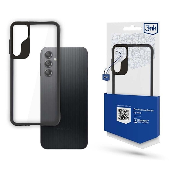 3MK Galaxy A14 5G/4G Mobilskal Satin Armor Plus - Svart Svart