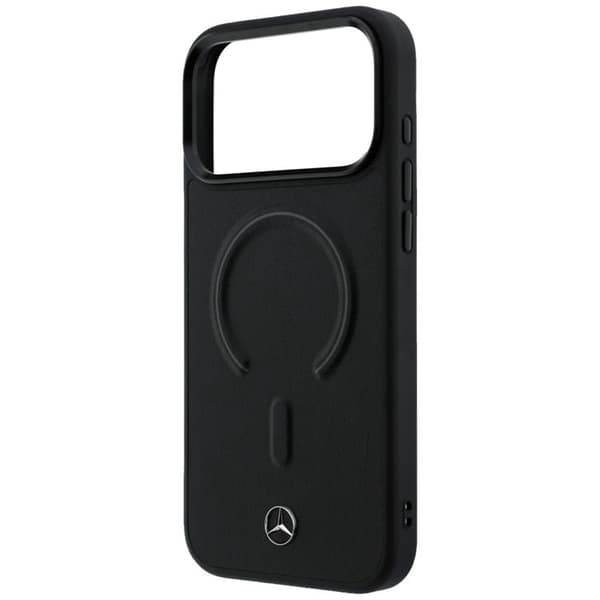 Mercedes Mobilskal För iPhone 17 Pro MagSafe Läder 3D - Svart