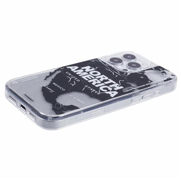 YOUNGKIT Mobilskal till iPhone 16 Pro Max MagSafe IMD-kartmönster Transparent