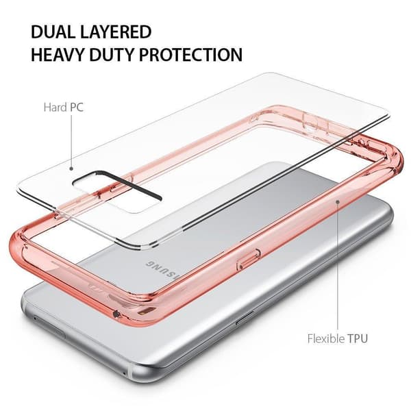 Ringke Fusion Stødabsorberende Taske til Samsung Galaxy S8 Plus - Rose Guld Roséguld
