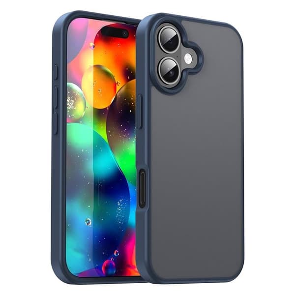 Mobilskal till iPhone 17 Skin Touch Matte - Blå Blå