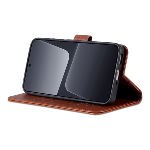 AZNS Xiaomi 13 Pro 5G Plånboksfodral Flip Konstläder - Brun