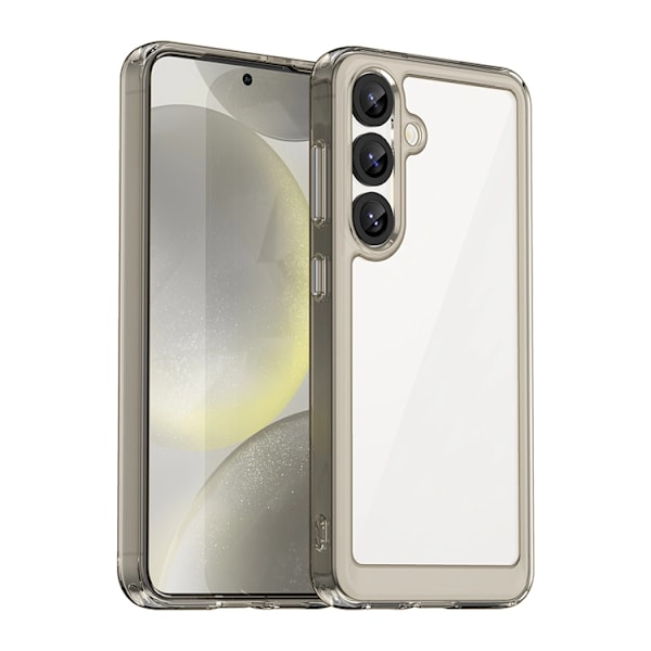Telefontaske til Galaxy S25 Edge Outer Space - Gennemsigtig/Sort Transparent