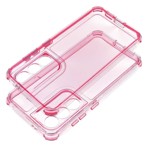 Telefontaske til Galaxy S25 Ultra Matrix Klar - Lyserød Rosa