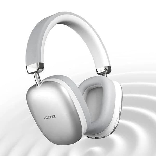 ERAZER Over-Ear Hörlurar NAC Bluetooth EM-Z03MAX - Silver Svart