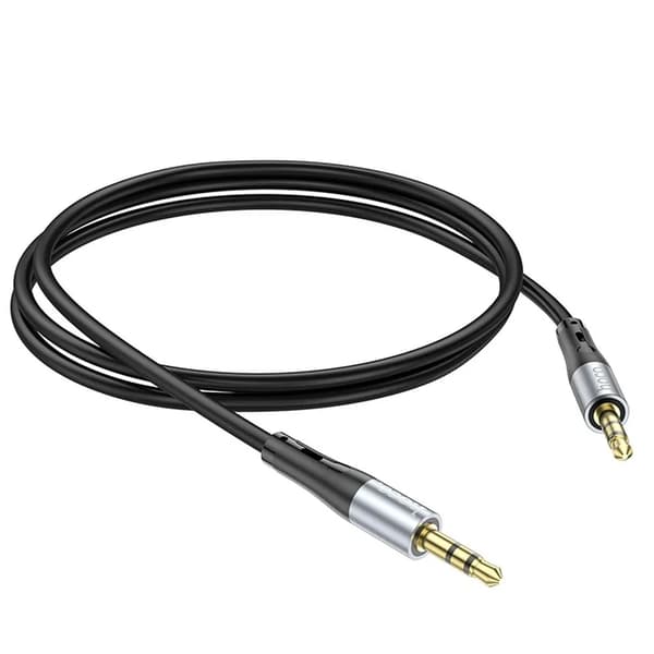Hoco AUX Mini Jack til Mini Jack (3.5mm) Kabel 1m - Sort Black