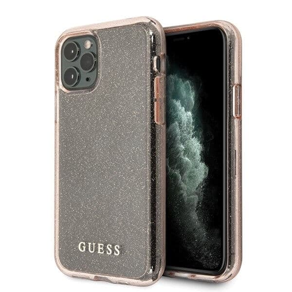Guess iPhone 11 Pro skal Glitter - Rosa Pink