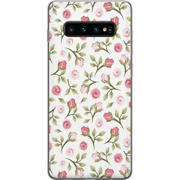 Mobilskal till Samsung Galaxy S10 med Blommigt