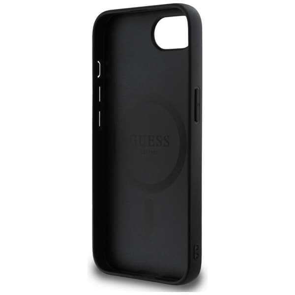 Guess telefonetui til iPhone 16e MagSafe 4G Ring Classic Logo Svart