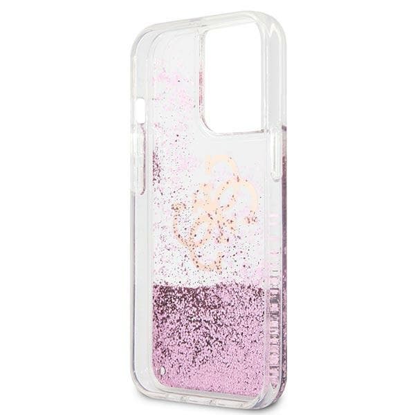 Guess Mobilskal till iPhone 13 Pro Max MagSafe 4G Glitter Liquid
