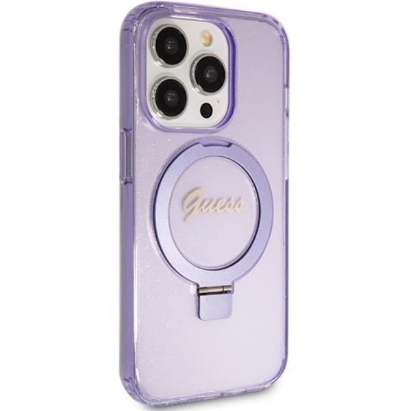 Guess Mobilskal till iPhone 15 Pro Max Magsafe Script Glitter