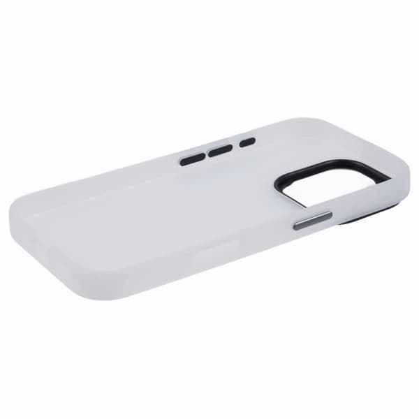 X-LEVEL Mobilskal till iPhone 16 Pro PC + TPU Anti-Fingeravtryck Vit