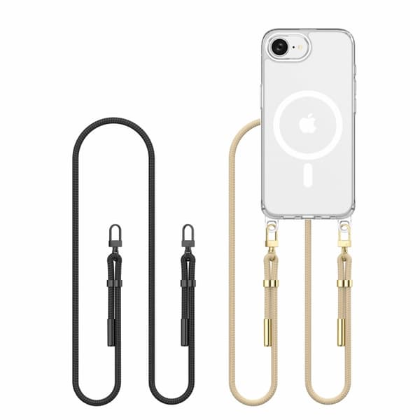 Tech-Protect iPhone 16e Mobilhalsband Skal Magsafe Flexair Svart