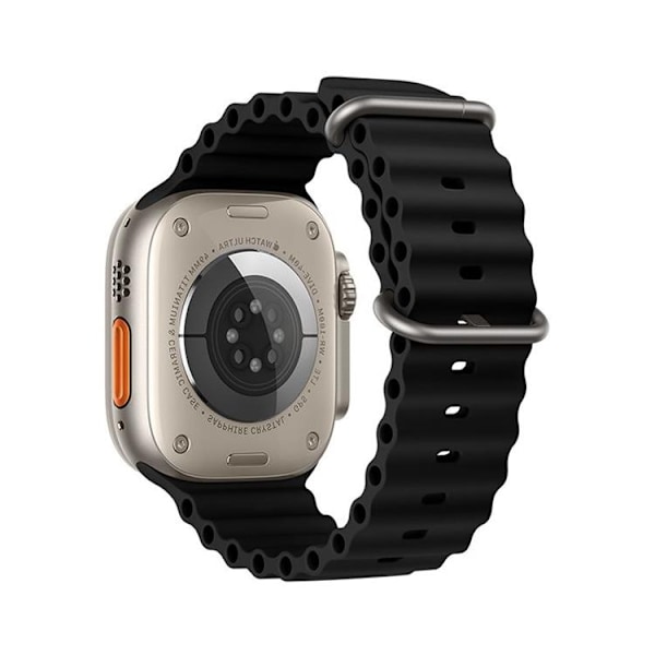 Forcell Apple Watch (38/40/41mm) Armband F-Design - Svart Svart