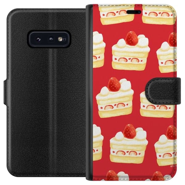 Plånboksfodral till Samsung Galaxy S10e med Tårta