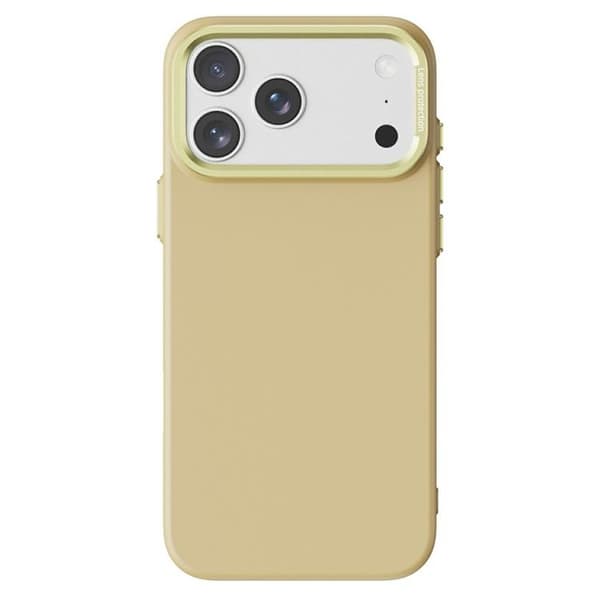Mobilskal till iPhone 17 Pro Max MagSafe Med Metallbåge - Bronze - Brons Guld