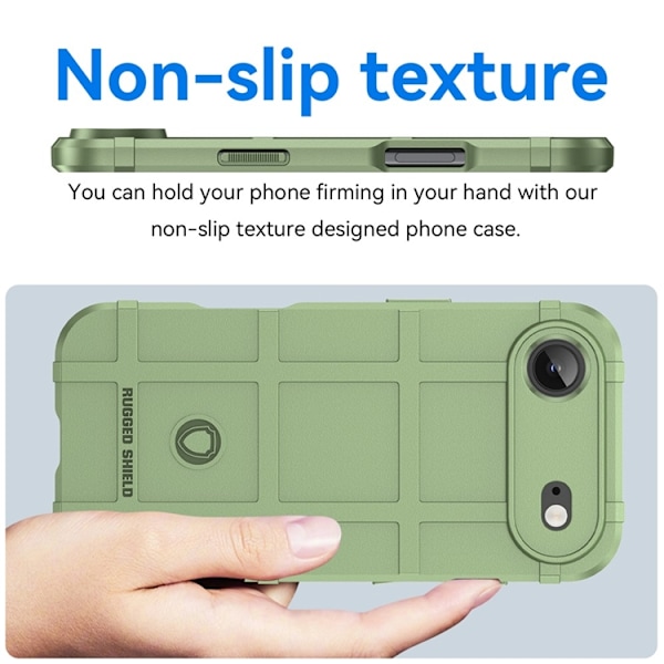 Mobilskal till iPhone Air Grid Design Scratch-Proof Soft TPU - Grön Grön