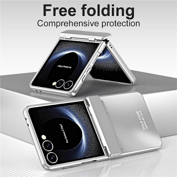 Mobilskal till Galaxy Z Flip7 Electroplating - Silver Silver