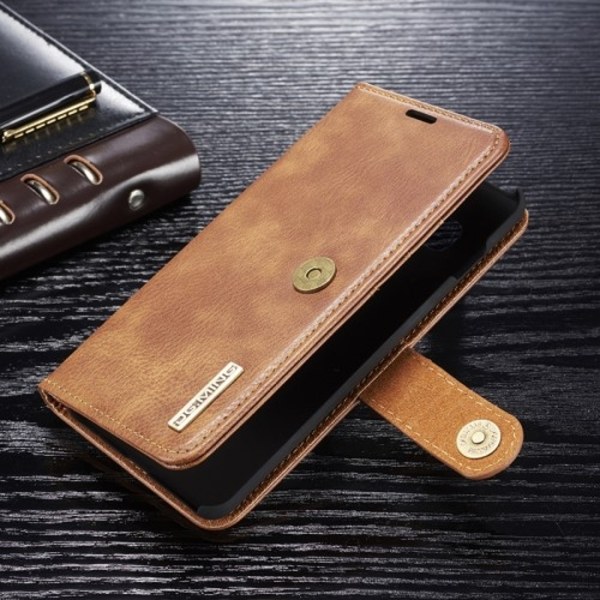 DG.MING Plånboksfodral 2-i-1 Split för Samsung Galaxy S10 Plus - Brun Brun