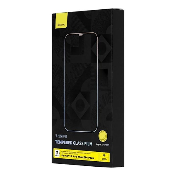 Baseus iPhone 14 Plus/13 Pro Max Härdat Glas Skärmskydd