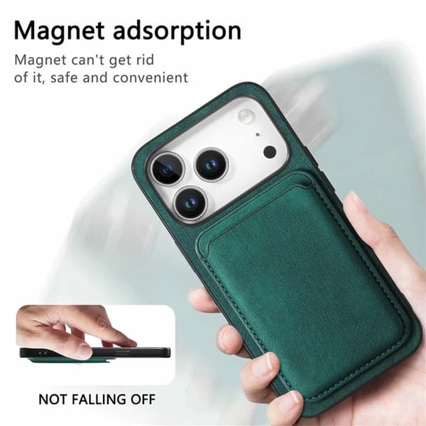 Mobilskal till iPhone 17 Pro Max Retro Detachable - Grön Grön