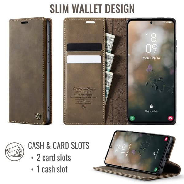 CASEME 033 Mobilskal för Samsung Galaxy A52s 5G - Kaffe