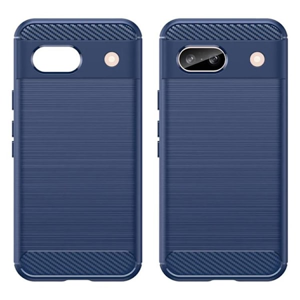 Google Pixel 8A Mobilskal Carbon Fiber - Blå